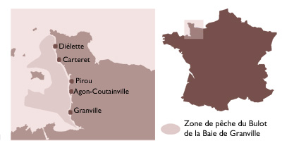 Carte Bulot Baie Granville
